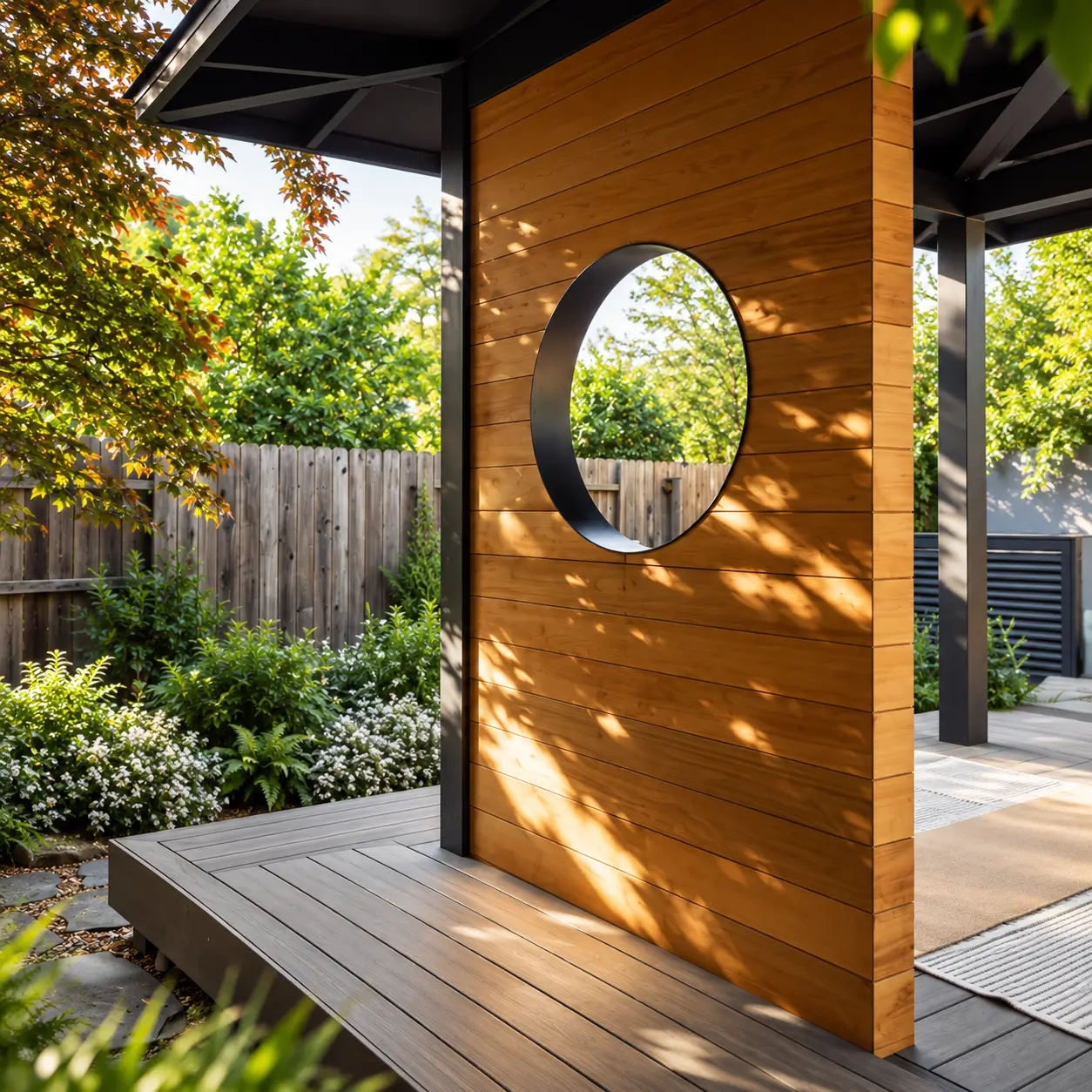 The Cedar Screen Pavilion Slider