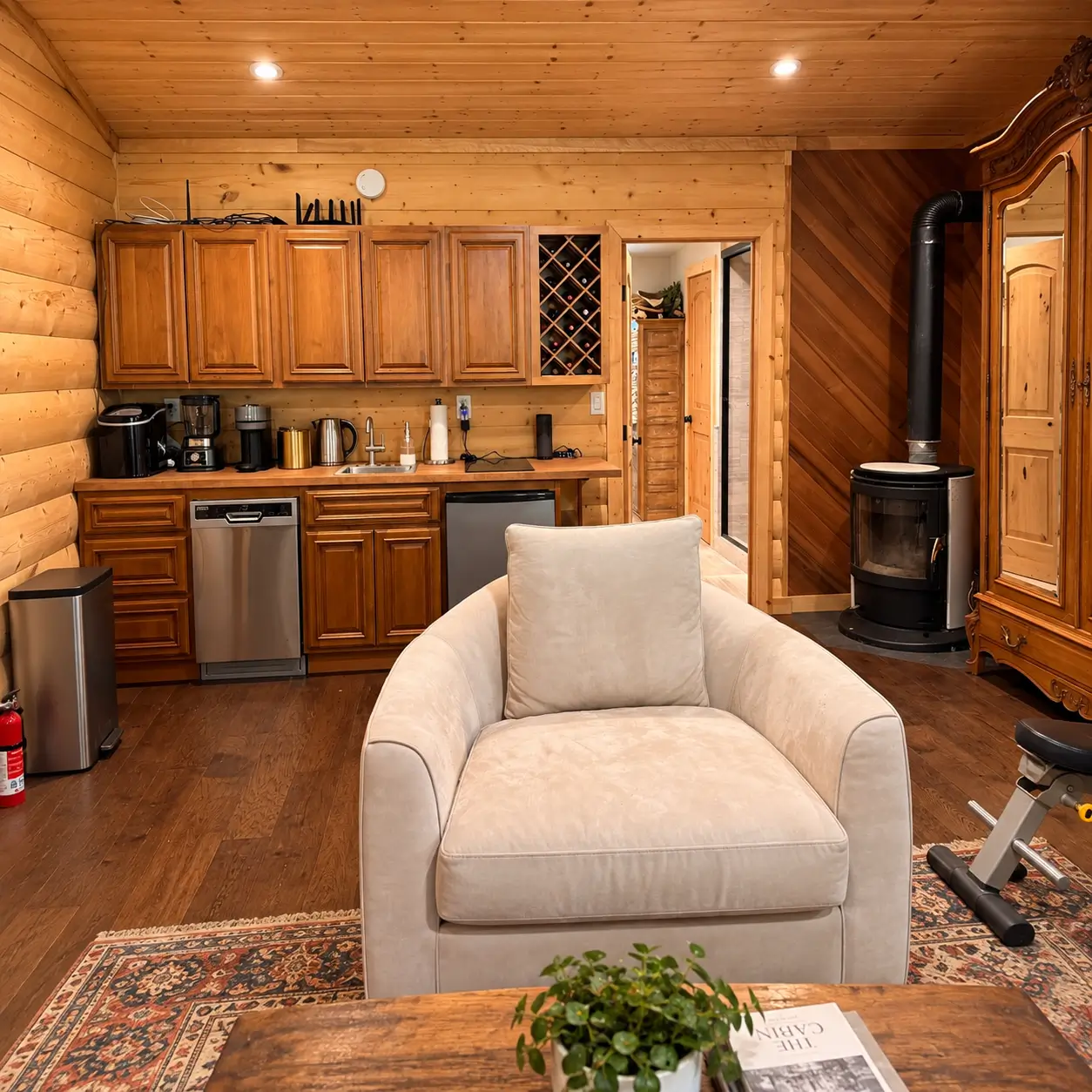 The Woodfired Cedar Sauna Slider
